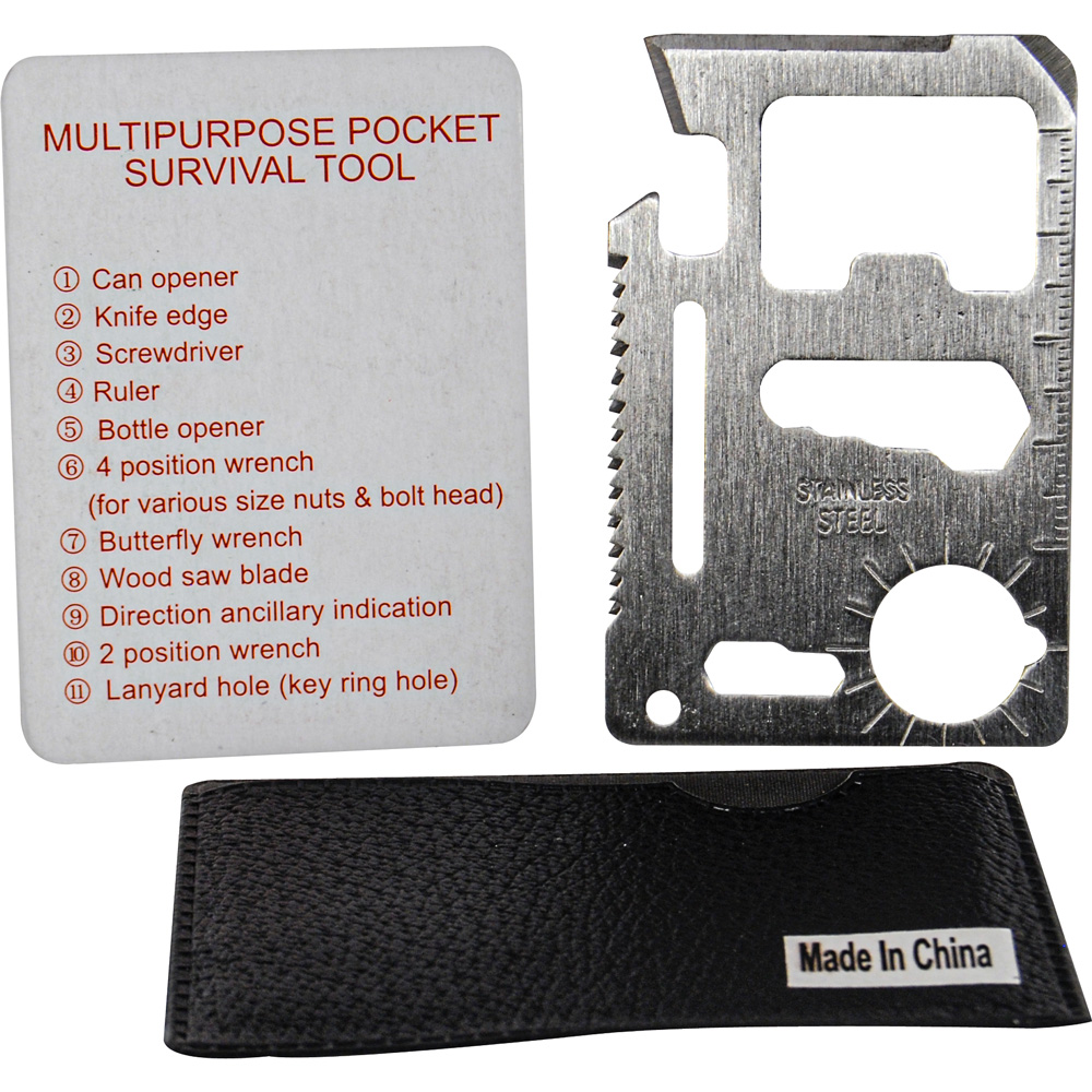 Multi-Function Survival Business Card